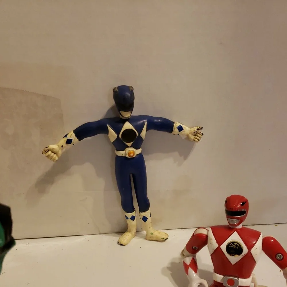 Power‎ Rangers Quantum Ranger TIME FORCE Strata Cycle Figures Lot of 4 Plane